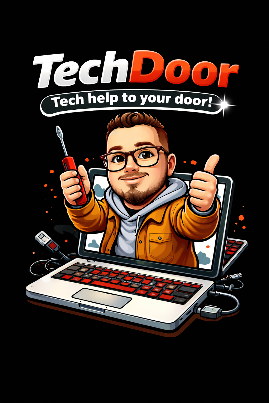 TechDoor logo — Jack the tech expert